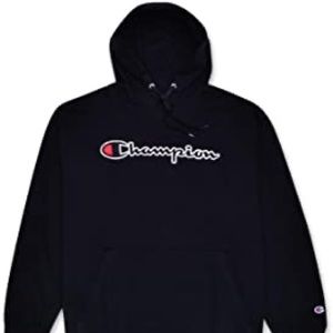 UNISEX SIZE MEDIUM BLACK CLASIC CHAMPION DRAWSTRING HOODIE